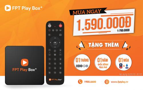 FPT PLAY BOX+ TRUYỀN HÌNH THÔNG MINH THẾ HỆ MỚI - ĐỘ PHÂN GIẢI 4K SẮC NÉT